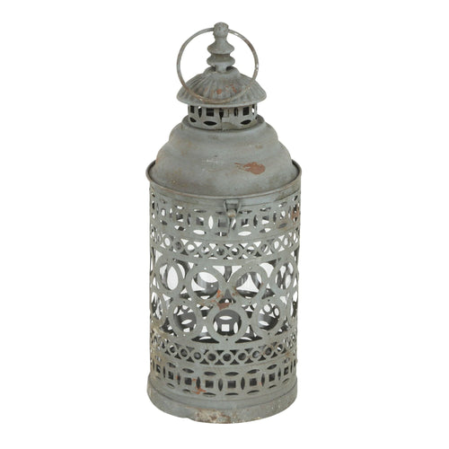 DecMode 2 Holder Black Metal Decorative Candle Lantern with Intricate Scroll Work, Set of 2 EasyOptionXY LLC