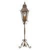 DecMode Brown Metal Tall Standing Decorative Candle Lantern EasyOptionXY LLC