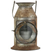 DecMode Gray Metal Decorative Candle Lantern with Handle EasyOptionXY LLC
