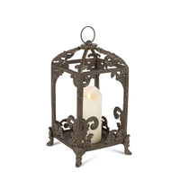 GG Collection 95167 Medium Metal Acanthus Leaf Lantern EasyOptionXY LLC