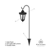 Solar LED Hanging Coach Lanterns ? Black - Set of 2 by Pure Garden EasyOptionXY LLC