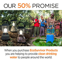 ECO Survivor USB Charging, Battery Operated LED Lantern, 39616 EasyOptionXY LLC
