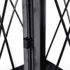 Demijen Stainless Steel 14" Lantern, Black EasyOptionXY LLC