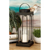 DecMode 2 Holder Black Metal Decorative Candle Lantern, Set of 2 EasyOptionXY LLC