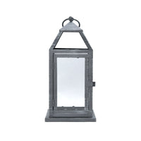 Elements 12-inch Classic Metal Decorative Lantern in Gray EasyOptionXY LLC