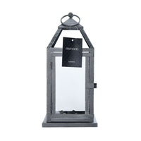 Elements 12-inch Classic Metal Decorative Lantern in Gray EasyOptionXY LLC