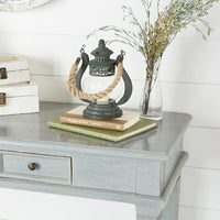 DecMode 8"W, 9"H Rustic Metal Lantern, Black, 1 - Piece EasyOptionXY LLC