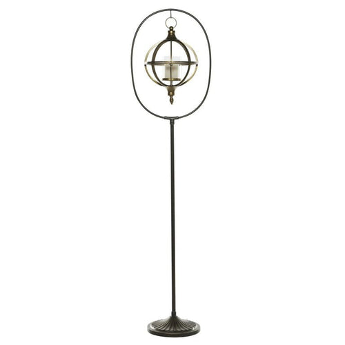 DecMode 16"W, 66"H Metal Candle Lantern, Bronze, 1 - Piece EasyOptionXY LLC