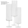 DIY Wedding Koyal Wholesale Pillar Candle Hurricane Pedestal Holders, Tall Glass Pedestal Candle Holders Centerpiece, Wedding Glass Stem Hurricanes Set of 3 (Clear, 3.7 x 11.8, 13.7, 15.7) EasyOptionXY LLC