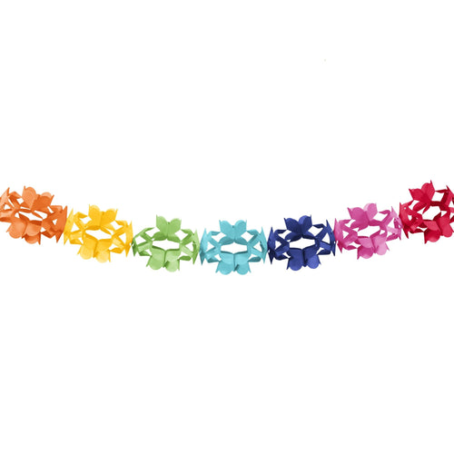 Way to Celebrate! Pastel Tissue Garland 1Ct 72" Multicolor Party Decoration EasyOptionXY LLC