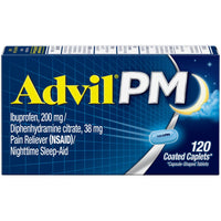 Advil PM Pain and Headache Reliever Ibuprofen Caplets; 200 mg; 120 Count EasyOptionXY LLC