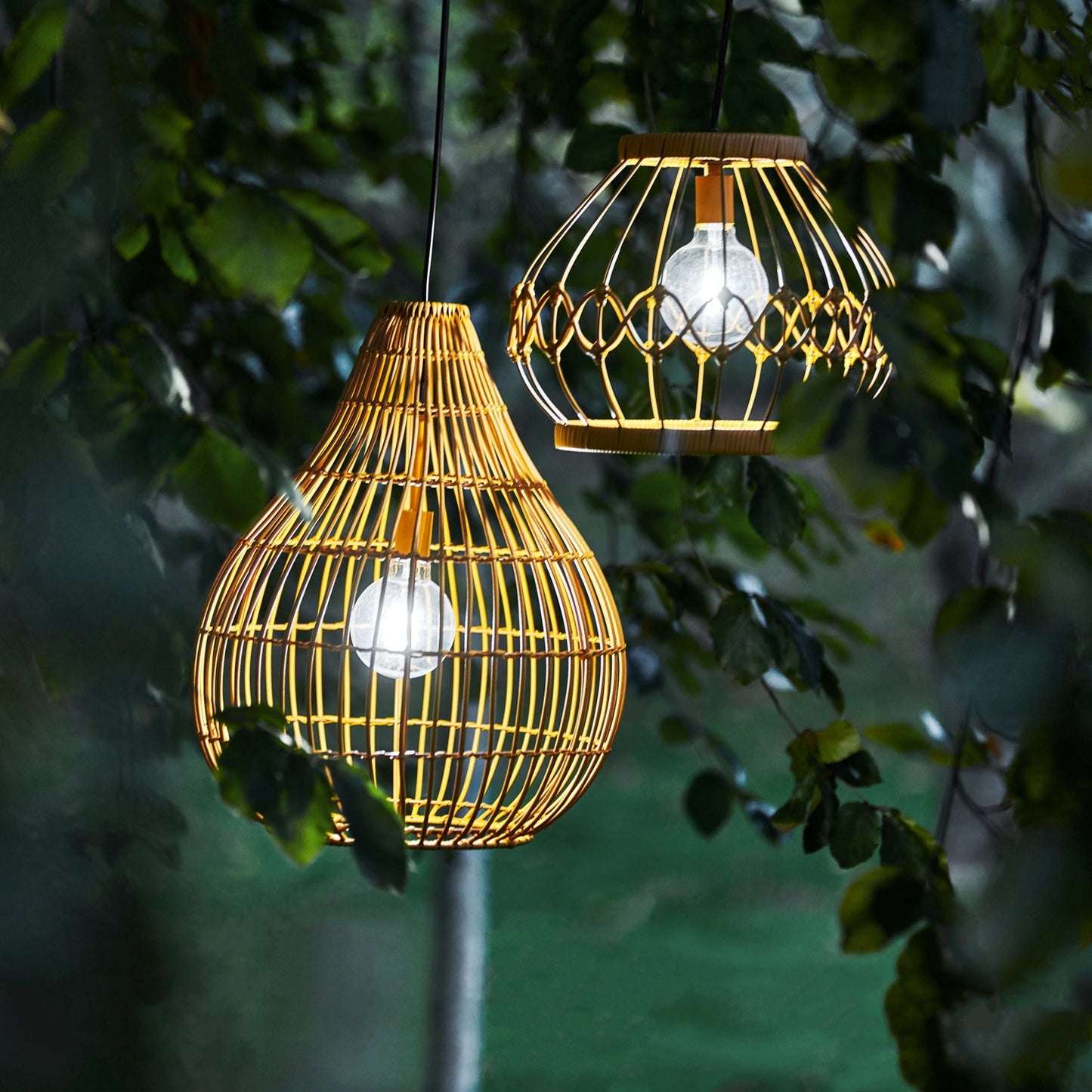 Teamson Home Solar Powered Wicker Pendant Light with Remote Control, Brown EasyOptionXY LLC