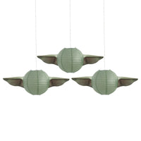 Multicolor Star Wars the Mandalorian The Child Baby Yoda Party Paper Lanterns, 3ct EasyOptionXY LLC