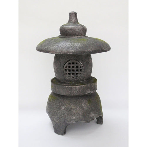 Hi-Line Gifts 25" Stone Multi Purpose Pagoda Lantern with Magnetic Door EasyOptionXY LLC