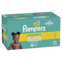 Pampers Swaddlers Diapers Enormous Pack Size 5, 104 Count EasyOptionXY LLC