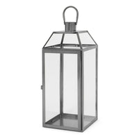 Doheny Stainless Steel 18" Lantern, Black EasyOptionXY LLC