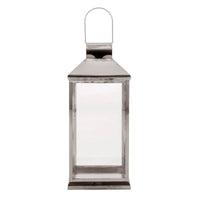 Hobbs Stainless Steel 22" Lantern, Silver EasyOptionXY LLC