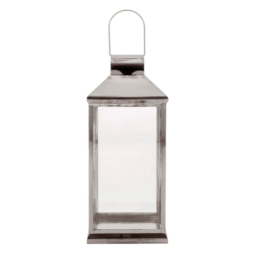 Hobbs Stainless Steel 22" Lantern, Silver EasyOptionXY LLC