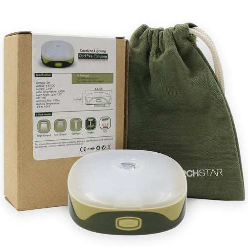 TORCHSTAR LED Camping Lantern with Wireless Battery Powered, Camping Lights for Tent, Hiking, Emergencies, Pack of 4 EasyOptionXY LLC