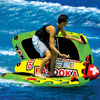 WOW Sports Big Bazooka 1-4 Person Steerable Towable Water Tube For Pool and Lake Jupiter Gear