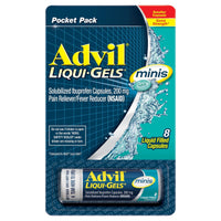 Advil Liqui-Gels Minis Pain and Headache Reliever Ibuprofen Capsules; 200 mg; 8 Count EasyOptionXY LLC