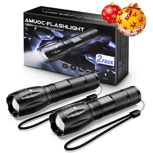 Amuoc LED 2000 Lumens Flashlights, Outdoor Waterproof Super Bright Flashlights EasyOptionXY LLC