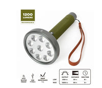 Swiss Tech 1200 Lumen LED Flashlight, Rechargeable Battery, 1.76 lb EasyOptionXY LLC