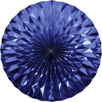 Way to Celebrate! Cobalt Blue Paper Fan Set for Party, 3 Ct., Blue, Paper EasyOptionXY LLC