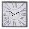 DecMode 25" Gray Metal Wall Clock EasyOptionXY LLC