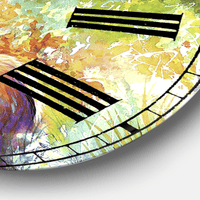 Designart 'Hugging Elk Love' Large Cottage Wall Clock(Size 23" x 23") EasyOptionXY LLC