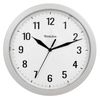 Westclox 9.75" Silver Analog QA Wall Clock with Classic Design and Hidden Storage EasyOptionXY LLC