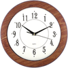 Timekeeper 6415 12 Wood Grain Round Wall Clock SSS6415 EasyOptionXY LLC