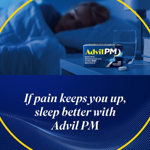 Advil PM Liqui-Gels Pain and Headache Reliever Ibuprofen Capsules; 40 Count EasyOptionXY LLC