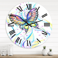 Designart 1 in Quartz Traditional Wall Clock(Size 36" x 36") EasyOptionXY LLC