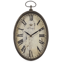 Paris Oval Wall Clock EasyOptionXY LLC