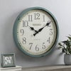 FirsTime & Co. Teal Bellamy Wall Clock, Farmhouse, Analog, 24 x 2 x 24 in EasyOptionXY LLC