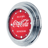 12" Coca-Cola Clock with Chrome Finish, Delicious Style EasyOptionXY LLC