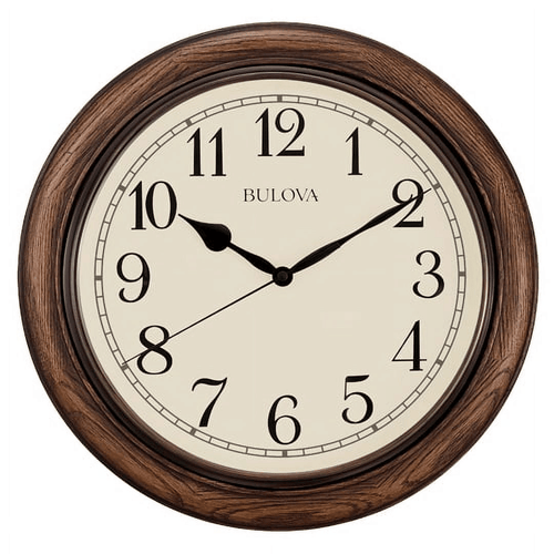 Bulova 16 diam. Oakbrook Wall Clock EasyOptionXY LLC