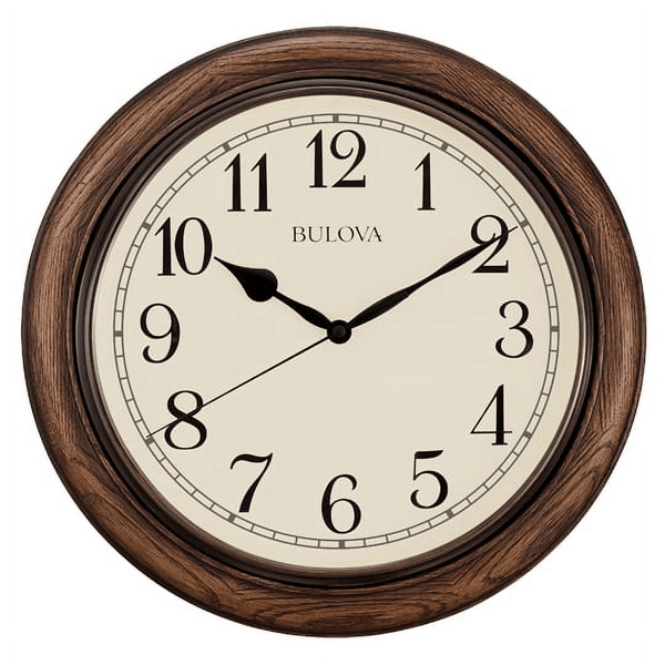 Bulova 16 diam. Oakbrook Wall Clock EasyOptionXY LLC