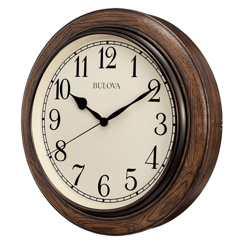 Bulova 16 diam. Oakbrook Wall Clock EasyOptionXY LLC