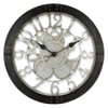 Westclox 16" Brown/Bronze Gears Analog QA Wall Clock-Model 32947 EasyOptionXY LLC