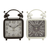 DecMode 9" Black Glass Bell Top Clock, Set of 2 EasyOptionXY LLC