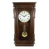 Bedford Clock Collection Chestnut Chiming Pendulum Wall Clock EasyOptionXY LLC