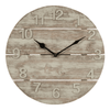 La Crosse Clock 12-inch Sunwashed Wood Brown Quartz Analog Clock, 404-3430W EasyOptionXY LLC