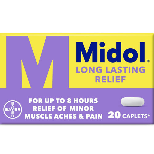 Midol Long Lasting Relief Menstrual Pain Relief Caplets; 20 Count EasyOptionXY LLC