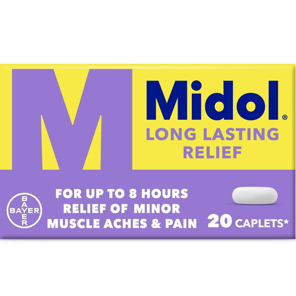 Midol Long Lasting Relief Menstrual Pain Relief Caplets; 20 Count EasyOptionXY LLC