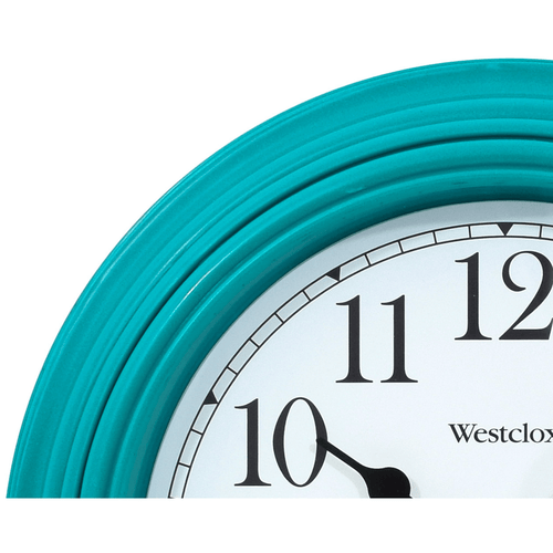 Westclox 9 inch Teal Round Simplicity Analog QA Wall Clock EasyOptionXY LLC