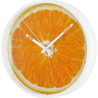 Mainstays 11.5" Round Indoor Photo Realistic Orange Fruit Analog Wall Clock with Quartz Movement EasyOptionXY LLC