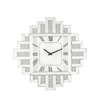 Lavina Wall Clock in Mirrored & Faux Diamonds EasyOptionXY LLC
