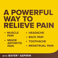 Bayer Extra Strength Aspirin Caplets; 500 mg; 100 Count EasyOptionXY LLC